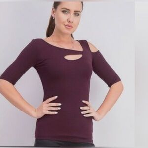 Goldray Garima Asymmetric Cold Shoulder Goldray